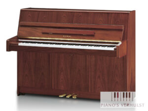 Kawai K15E PM - akoestische piano in hoogglans mahonie