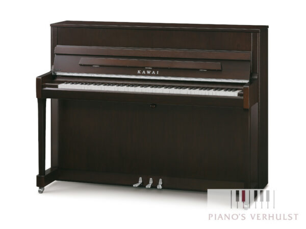 Kawai K200 - akoestische piano donker noten chroom
