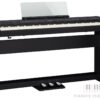 Roland FP-60 B - Roland draagbare piano zwart met vast onderstel en pedaalunit - Piano's Verhulst