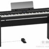 Roland FP-90 BK draagbare digitale piano zwart met vast onderstel en losse pedaal - Piano's Verhulst