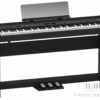 Roland FP-90 BK draagbare digitale piano zwart met vast onderstel en pedaalunit - Piano's Verhulst