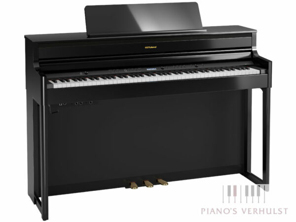 Roland HP 704 PE - Digitale piano Roland in zwart hoogglans - model buffetpiano