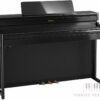 Roland HP 704 PE - Digitale piano Roland in zwart hoogglans met klavierklep