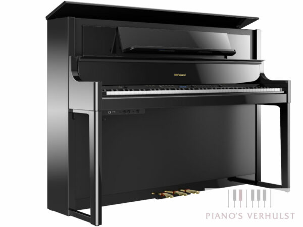 Roland LX 708 PE - Roland digitale piano zwart met messing afwerking