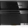Roland LX 708 PE - Roland digitale piano zwart - vooraanzicht met gesloten klavierklep
