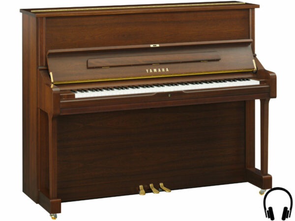 Yamaha U1 SH2 SAW - Yamaha piano met silent systeem in satin american walnut - Silent Piano Yamaha