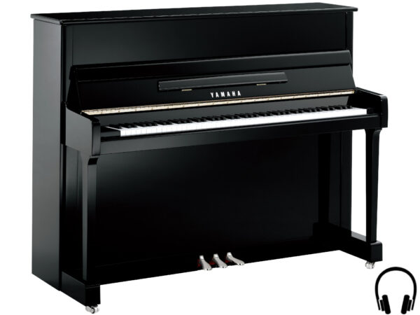 Yamaha P116 SH2 PEC - Yamaha piano met silent systeem in zwart hoogglans en chroom - Yamaha Silent Piano