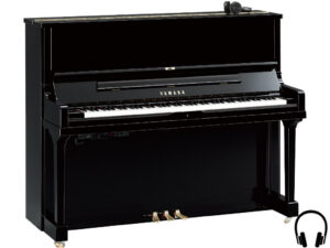 Yamaha SE122 SH2 PE - Yamaha buffetpiano zwart hoogglans met silent systeem - stilakoestische piano Yamaha