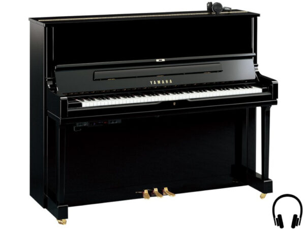 Yamaha YUS1 SH2 PE - Yamaha piano met silent systeem in zwart hoogglans - Silent piano Yamaha