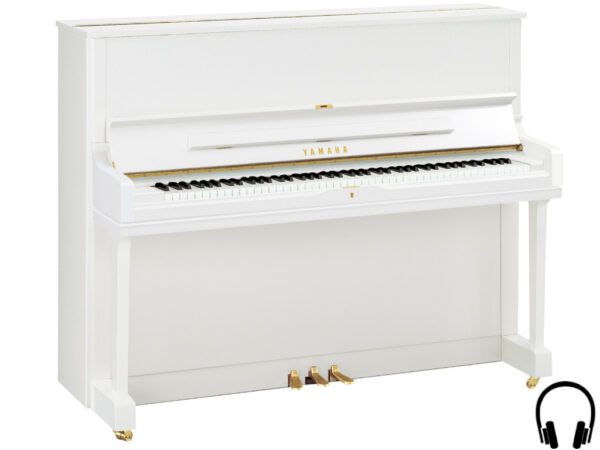 Yamaha YUS1 SH2 PWH - Yamaha piano met silent systeem in wit hoogglans - silent piano Yamaha