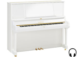 Yamaha YUS5 SH2 PWH - Yamaha piano met silent systeem in wit hoogglans - silent piano Yamaha