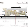 KAWAI ES110 b zwart digitale piano klavierdoorsnede