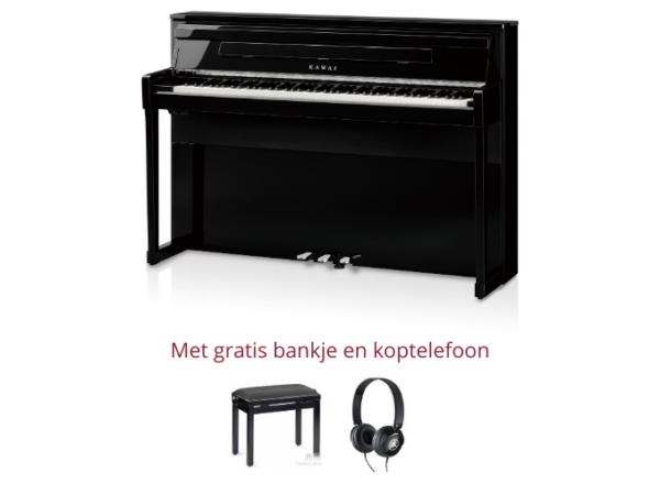 Kawai CA 99 PE digitale piano met gratis pianobankje en koptelefoon