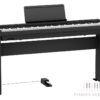 Roland FP-30X zwarte digitale piano met onderstel en pedaal