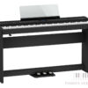 Roland FP-60X - zwarte draagbare digitale piano met onderstel en pedaalunit