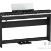 Roland FP-90X - zwarte draagbare digitale piano met pedaalunit