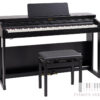 Roland RP701 CB - Roland zwarte digitale piano