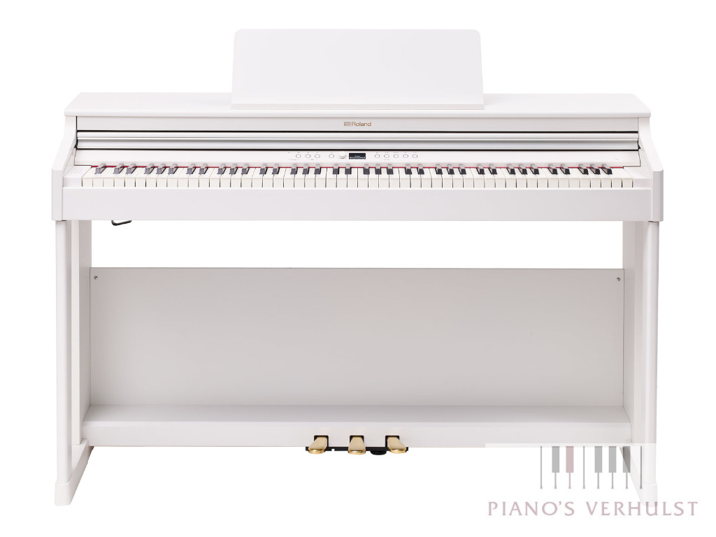 Hoogte Over het algemeen Bijzettafeltje Roland RP701 WH | Digitale piano wit | Piano's Verhulst