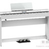 Roland FP-90X - witte draagbare digitale piano met pedaalunit