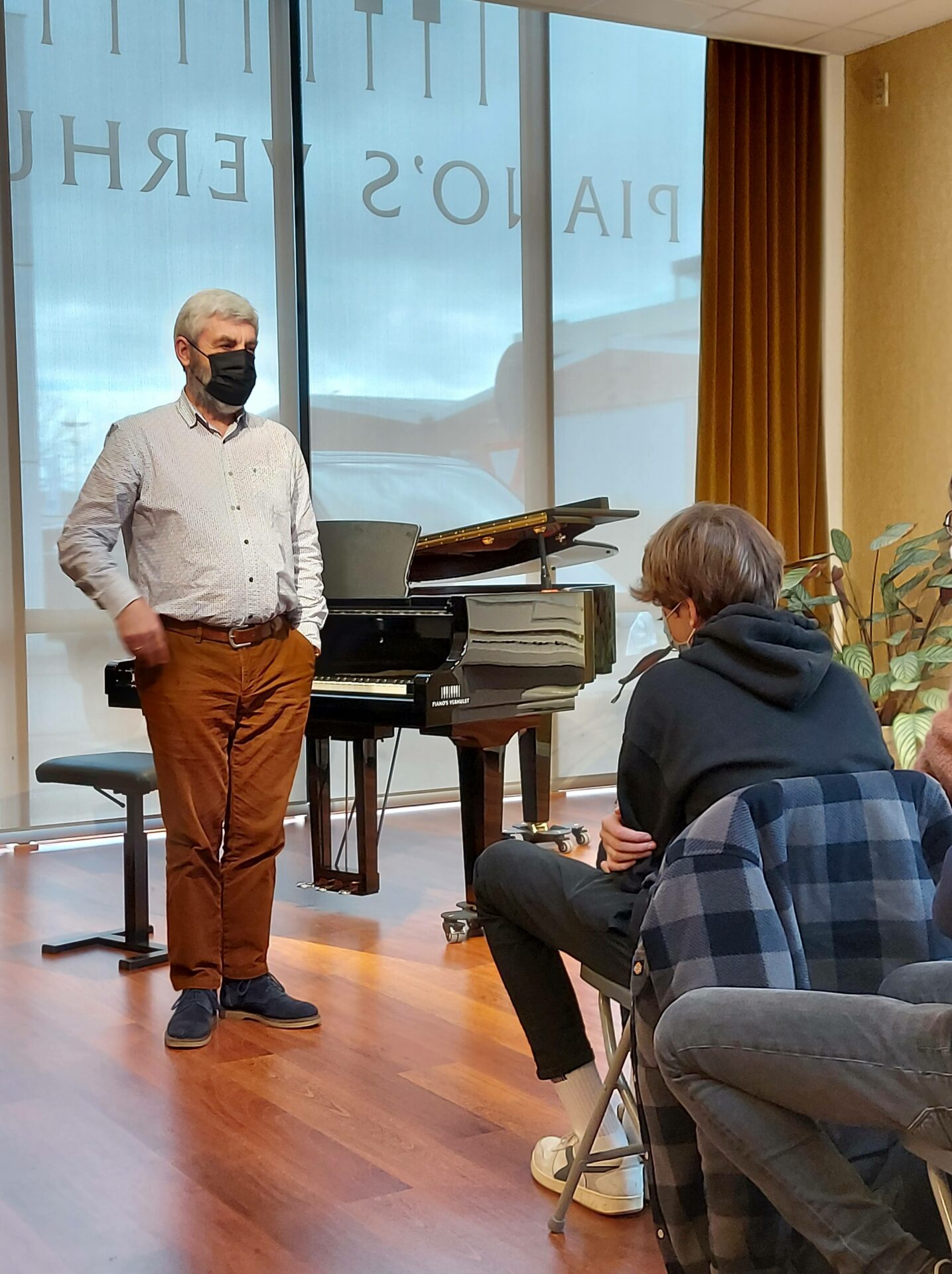 Workshop met Ludo Geloen tijdens de Pianoweek