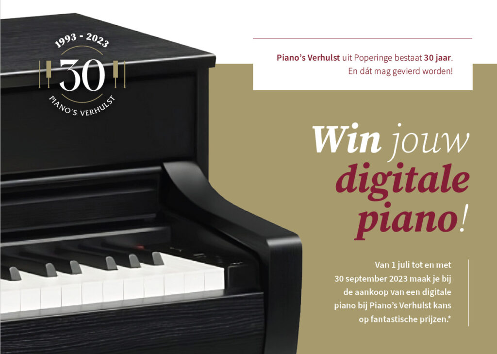 Win je digitale piano - Maak kans op jouw gratis digitale piano