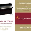 Cashback en jubileumkorting op Yamaha b1 TC3 PE - Transakoestische piano in zwart hoogglans