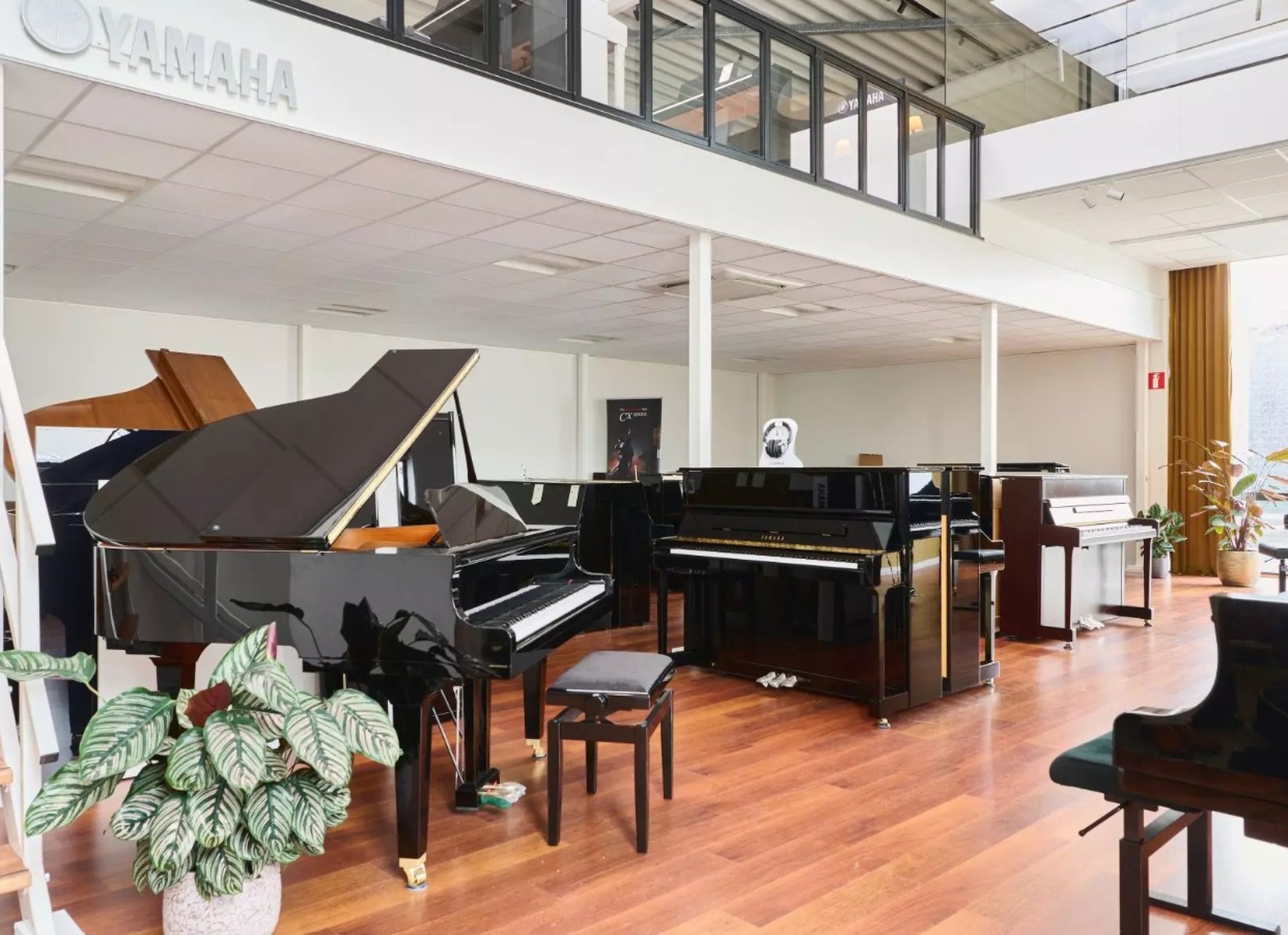Huidige toonzaal Piano's Verhulst in Poperinge